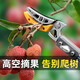 美科（MYTEC）摘水果神器伸縮高枝剪高空剪園林專用摘荔枝桂圓摘枇杷摘果剪刀采 1.8-3米可伸縮【2段】