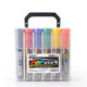 寶克（BAOKE）MK860-10 12色POP嘜克筆套裝 海報廣告畫(huà)筆 彩色馬克筆記號筆 10mm
