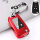 雪佛蘭車(chē)鑰匙包套科魯茲科魯澤RS創(chuàng  )酷邁銳寶賽歐3樂(lè )風(fēng)景程改裝遙控器鑰匙殼男女鎖匙扣掛內飾品 A款折疊【紅色+金屬扣】 汽車(chē)用品配件 功能小件