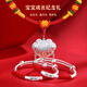 銀意坊寶寶銀手鐲一對(duì)9999純銀長命鎖項(xiàng)圈嬰兒平安鎖銀鎖周歲滿月禮物 【紅繩銀項(xiàng)圈+手鐲一對(duì)】帶證書