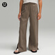 lululemon丨Stretch Woven 女士高腰闊腿褲 LW5FTCA 深卡其 M