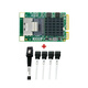 LINKREAL MiniPCIe轉(zhuǎn)內(nèi)置4口6Gbps SATA3擴(kuò)展卡直通卡 不支持SAS LRST8615-4I+線
