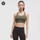 lululemon丨Energy 女士長(zhǎng)款運(yùn)動(dòng)內(nèi)衣 芯吸 LW2D86A 軍綠 M