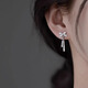 銀奧純999足銀蝴蝶結(jié)流蘇耳環(huán)女2023新款耳墜小眾輕奢耳釘耳飾秋冬 足銀999蝴蝶結(jié)流蘇耳環(huán)