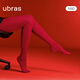 ubras100D微壓輕塑發(fā)熱打底連褲襪黑絲襪女保暖防勾絲 絲絨紅色 均碼 