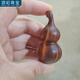 頂妃（DING FEI）雷擊桃木手把件小擺件把玩掛件道家法器隨身配飾車掛鑰匙扣掛件 雷擊木小葫蘆  A21-202 直徑3.0高度5.5厘米