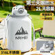 恩爾美（nRMEi）保溫壺保冷杯大容量316不銹鋼墩噸桶茶水分離大肚杯運動水壺杯子 月光白[抗菌316+保溫/冷]1500ml