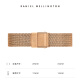 丹尼尔惠灵顿（DanielWellington）DW表带12mm钢带玫瑰金按扣女款DW00200192（适用于28mm表盘系列）