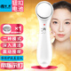 安尚安尚導入儀器充電美容儀器溫感提拉電子微電流面臉眼部卸妝紅藍光光子按摩潔面導出射頻法令紋神器 白色【震動(dòng) 導入導出】1顆鈕扣電池