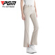 PGM高爾夫服裝女裝微喇叭長(cháng)褲 休閑下裝 運動(dòng)套裝 顯瘦 KUZ175-卡其色褲子【常規款】 M