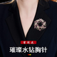 BJYL紫荊花環(huán)胸針氣質(zhì)別針配飾毛衣西裝大衣2025年新款奢華胸針高檔女 紫荊花胸花