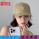 叮咚小格2025新款棒球帽帽子女春夏遮陽(yáng)帽子鴨舌帽硬頂大頭圍美式拉德韓版 卡其色（四季款） 均碼 正常頭圍（53-60cm）