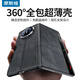 摩斯維【內(nèi)置強(qiáng)力磁吸】適用華為matex5手機(jī)殼x3保護(hù)套秒變典藏版智能視窗真羊巴皮鉸鏈全包防摔鏡頭支架 【石墨黑】智能視窗·強(qiáng)力磁吸·臻選皮料 【MateX5/X3/典藏版】通用