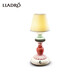 LLADRO 雅致 螢火之光向日葵系列  無線臺燈擺件桌面 象牙白
