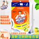 威猛先生（Mr Muscle）清新潔廁刷套裝 清潔馬桶潔廁靈 潔廁劑 可沖式一次性馬桶懶人刷 潔廁刷套裝桿+替換刷頭4片檸檬