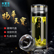 水宜生純鈦杯玻璃杯雙層水晶泡茶杯抑菌保溫防燙水杯商務(wù)便攜車(chē)載耐高溫 【物崋天寳】 380ml