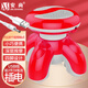 安尚小型三腳按摩器無(wú)線(xiàn)充電電動(dòng)蘑菇按摩棒迷你震動(dòng)便攜USB數據線(xiàn)頸肩頸椎腰腿全身手持壓三角按摩儀 至尊款 USB插電/電池 紅