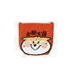 書(shū)果兒（SHU GUO ER）西風(fēng)柴犬零錢(qián)包小錢(qián)包硬幣包拉鏈帆布學(xué)生女小短款男迷你可愛(ài)卡通 1-AP472-橫向小號#C