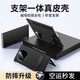 陸宣【高端真皮】vivoxfold3pro手機殼新款XFold3折疊屏保護套真皮超薄防摔全包支架磁吸翻蓋商務(wù)高級 【薄翼黑】頭層牛皮-智能視窗-磁吸翻蓋 vivo X Fold3 Pro