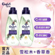 金紡高能護(hù)衣精華衣物護(hù)理柔順劑700g 護(hù)形護(hù)色柔軟持久留香 【雪松木+香草】700g*2 金紡