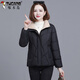 啄木鳥(niǎo)名牌羽絨棉服女冬裝2025寬松棉襖時(shí)尚保暖新款加厚媽M媽短款棉衣 黑色 XL  110-125斤