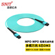 思諾億舟（SNIT）SN-MPO-MT8-3M 8芯MPO-MPO光纖跳線母頭B極性兼容MTP OM3萬兆多模跳纖40G/100G光纖線 3米