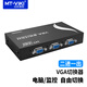 邁拓維矩（MT-viki） VGA切換器2/4/8進(jìn)1出電腦顯示器共享器 支持寬屏高清2口4口8口 升級款滿(mǎn)針 2進(jìn)1出 寬屏 MT-15-2CH