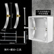 線盒暗盒修復(fù)器插座底盒修復(fù)卡片彈片鋼片86型開關(guān)插座通用 100只鋼片配螺絲+工具