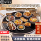 SUCOR蘇泊暖菜板帶火鍋 飯菜保溫/加熱菜板 家用智能多功能 電磁爐自動(dòng)恒溫餐桌旋轉/熱菜神器 【火鍋款】70CM黑色自動(dòng)旋轉丨電磁爐