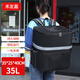 禾友嘉35L雙肩保溫包 車載露營(yíng)野餐外賣便當(dāng)飯盒保溫袋 母乳保鮮冷藏箱