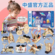 凱蒂奧兒童科學小實驗套裝小學生玩具幼兒園科技小制作diy手工器材料包 幼兒小班十套【禮盒】帶60個拓展