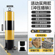 蘭彩加厚鋼管警示立柱防撞柱可拆卸車(chē)擋活動(dòng)帶鎖小區廣場(chǎng)路樁 立柱插銷(xiāo)活動(dòng)帶頂環(huán)114*500*2.0黑色貼黃膜
