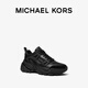 MICHAEL KORS邁克高仕 MK【兩件折上折】 Nick 男士網(wǎng)面厚底系帶休閑運動(dòng)鞋 黑色 001 42.5 9.0