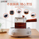 立客（LIKE） 電陶爐 煮茶器電茶爐煮茶燒水壺 家用泡茶壺玻璃迷你小型低噪煮茶爐 LK-ZU01白色（電陶爐+玻璃壺）