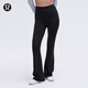 lululemon丨Groove Nulu?女士超高腰喇叭褲*常規(guī)款芯吸 LW5FG2S 黑色 M /8