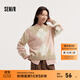 森馬（Semir）森柔|毛衣女冬菱形格撞色落肩圓領(lǐng)寬松套頭衫慵懶學(xué)院風(fēng)毛衫 紅咖色調00365 M