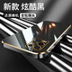 梵黛適用oppo k9x手機殼硅膠殼新款全包圍鏡頭保護套PGCM10防摔外殼超薄后殼簡約男款女 酷炫黑-升級直邊丨全包防摔