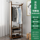 奕居衣帽架掛衣架帶鏡子穿衣鏡落地立式可旋轉可移動(dòng)家用