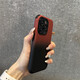 鑒百伊 漸變四角防摔適用iPhone手機(jī)殼蘋果保護(hù)殼新款高級感全包硅膠硬殼簡約小眾個性膚感磨砂保護(hù)套 【漸層紅黑】 iPhone 15 Pro Max
