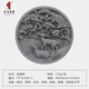 唐語(yǔ)磚雕仿古磚背景墻外墻裝飾古建青磚雕刻影壁墻墻畫(huà)花園外墻60圓形掛件 松鹿圖ZJ600-5 600*30mm
