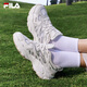 斐樂(lè )（FILA）官方女鞋老爹鞋運動(dòng)鞋楊冪同款夏新款蕨草鞋休閑鞋 磨菇灰色/白中白-OB 37.5