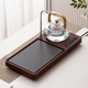 瓷牌茗茶具（cipaiming teaset）瓷牌茗 茶具套裝茶臺燒水壺一體茶盤(pán)自動(dòng)上水電熱水壺高檔泡茶壺 胡桃智享烏金盤(pán)+抽水+竹提梁 2件