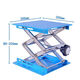 實(shí)驗室簡(jiǎn)易升降臺手動(dòng)不銹鋼便攜式氧化鋁升降平臺小型家用 鋁氧化200*200