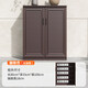 霧嫣室外鋁合金鞋柜防潮防曬陽(yáng)臺花園組合柜戶(hù)外庭院收納柜儲物柜 咖啡色長(cháng)80深33高100cm 組裝