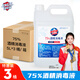 凈佰俐75%酒精消毒液5L*3桶整箱免洗手速干乙醇消毒液快速殺菌自然溫和 酒精消毒液5L/3桶裝