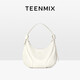 天美意（TEENMIX）包包女包牛皮時(shí)尚女士輕奢棒球包斜挎百搭單肩包情人節禮物送女友
