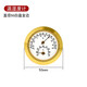 創(chuàng)紀(jì)美迷你溫濕度計(jì)車載家用室內(nèi)創(chuàng)意高精度雪茄吉他琴盒溫度計(jì)干濕度表 直徑50白盤金邊-溫度濕度