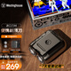 西屋（Westinghouse） 男士電動(dòng)剃須刀便攜迷你充電式胡須刀刮胡子刀節送老師教師節禮物 【手帕紙大小*曜石黑】