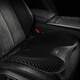 RosyClouds汽車(chē)坐墊單片夏季四季通用冰涼墊蜂窩通風(fēng)硅膠座墊腰靠墊內飾用品 四維硅膠坐墊【經(jīng)典黑】1件
