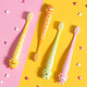 名創(chuàng  )優(yōu)品（MINISO）牙刷牙具 柔軟減壓健齒細軟毛 萌趣護齦潔齒兒童牙刷（裝） 2支